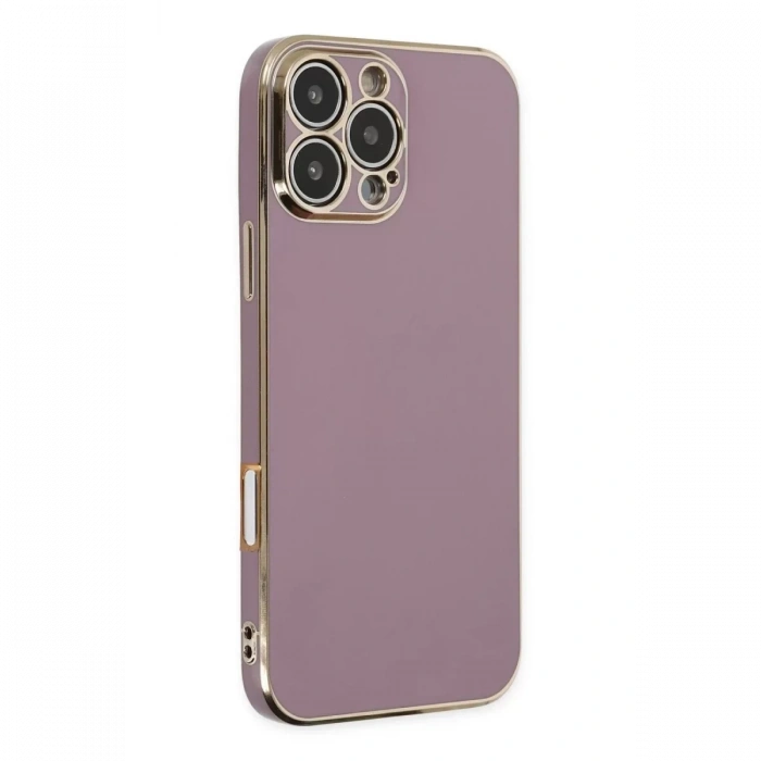 Apple iPhone 16 Pro Kılıf Volet Silikon - Mor