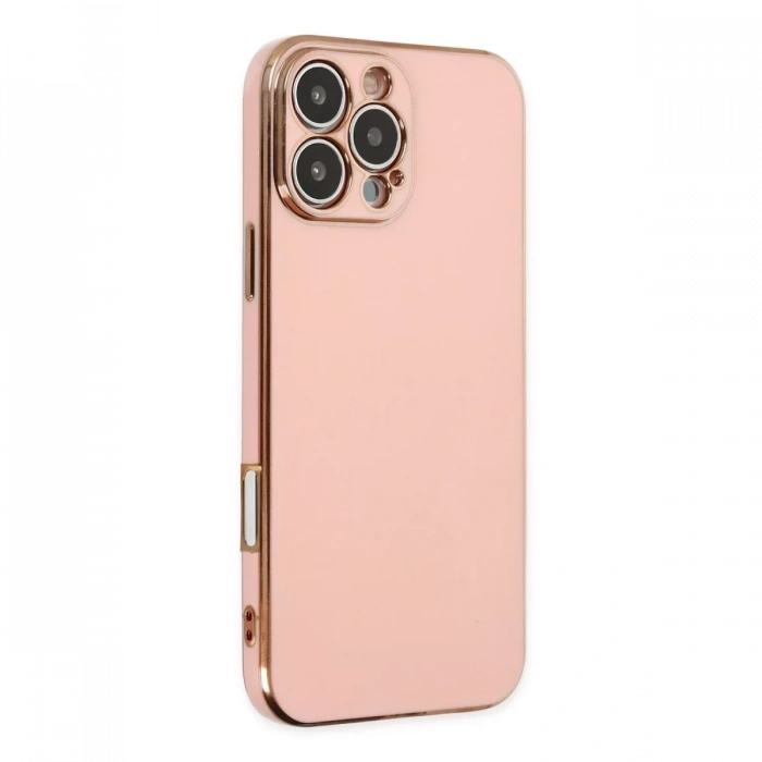 Apple iPhone 16 Pro Kılıf Volet Silikon - Pembe