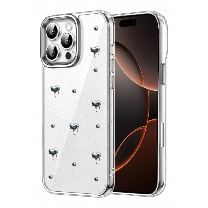 Apple iPhone 16 Pro Max Fiyonk Desenli Kapak - Desen 1