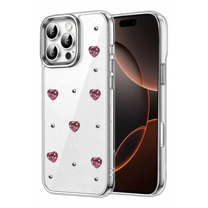 Apple iPhone 16 Pro Max Fiyonk Desenli Kapak - Desen 3