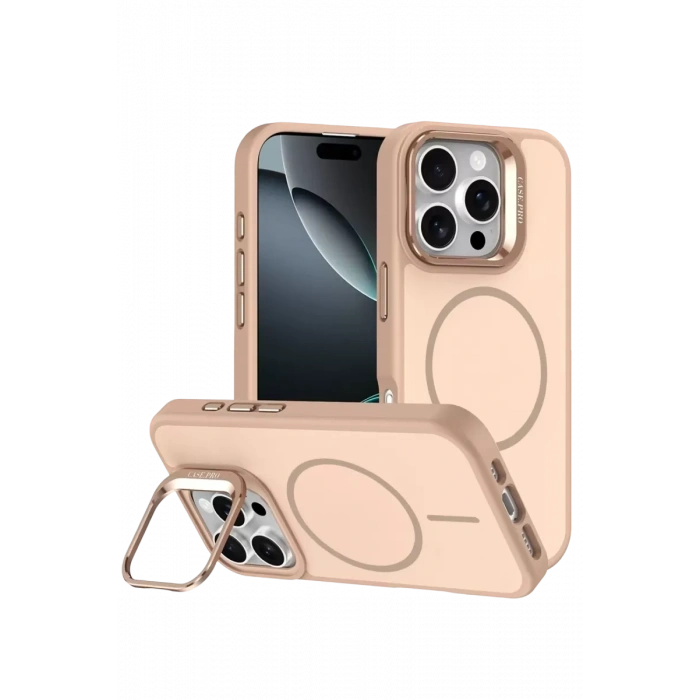 Apple iPhone 16 Pro Max Flexa Magsafe Kapak - Gold