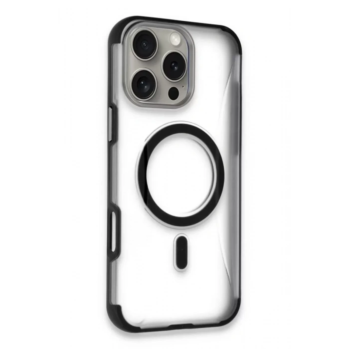 Apple iPhone 16 Pro Max Hilton Magsafe Kapak - Siyah