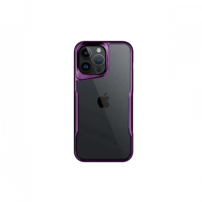 Apple iPhone 16 Pro Max Kılıf Boyi Silikon Kapak - Derin Mor