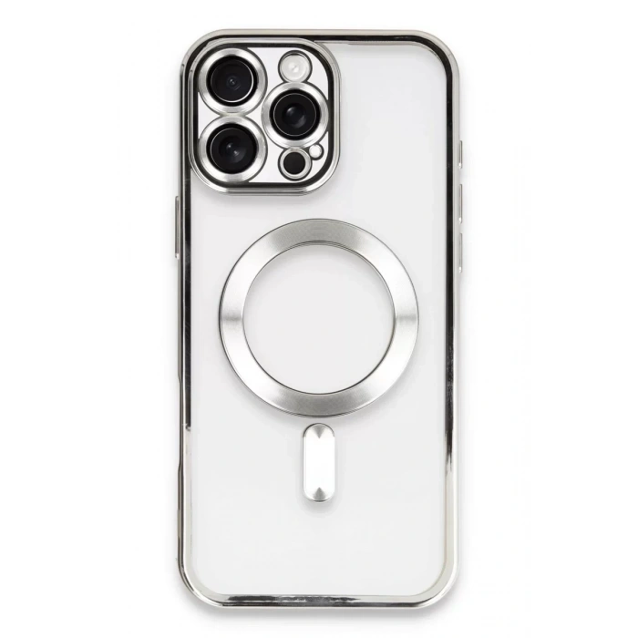 Apple iPhone 16 Pro Max Kılıf Kross Magneticsafe Kapak - Gümüş