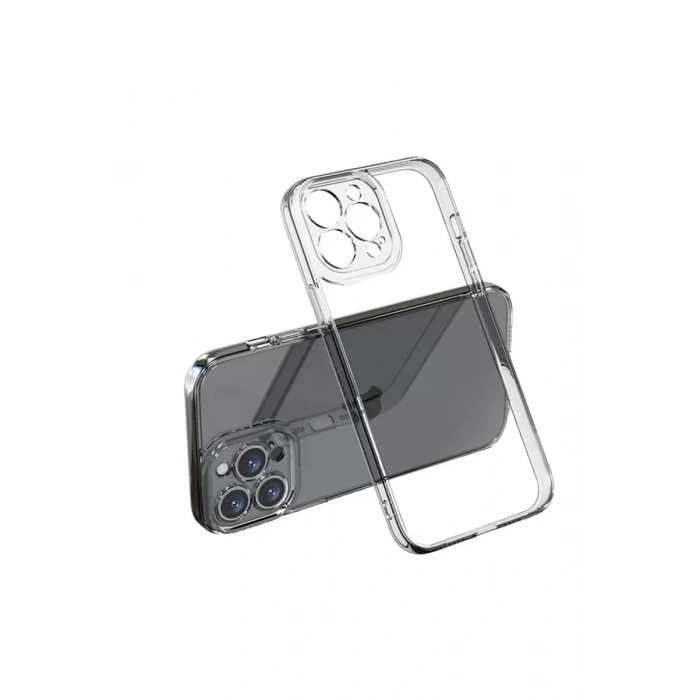 Apple iPhone 16 Pro Max Kılıf Lüx Şeffaf Silikon