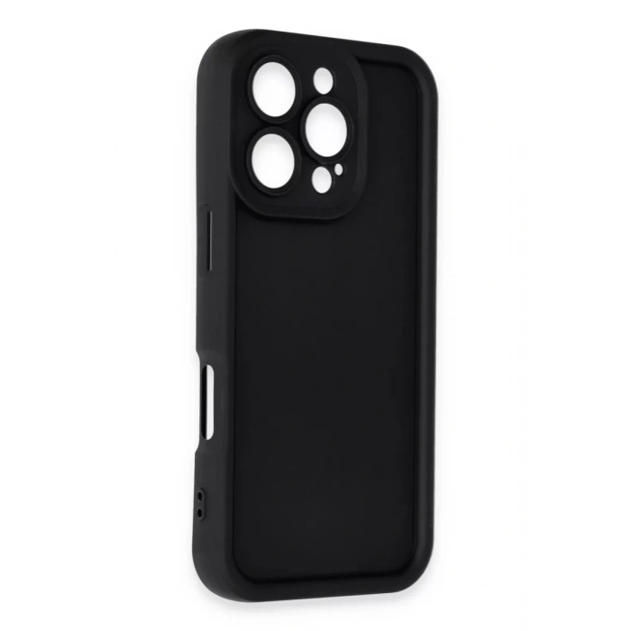Apple iPhone 16 Pro Max Kılıf Viera Silikon - Siyah