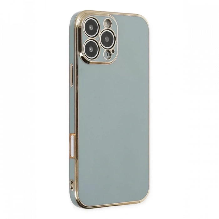 Apple iPhone 16 Pro Max Kılıf Volet Silikon - Açık Yeşil