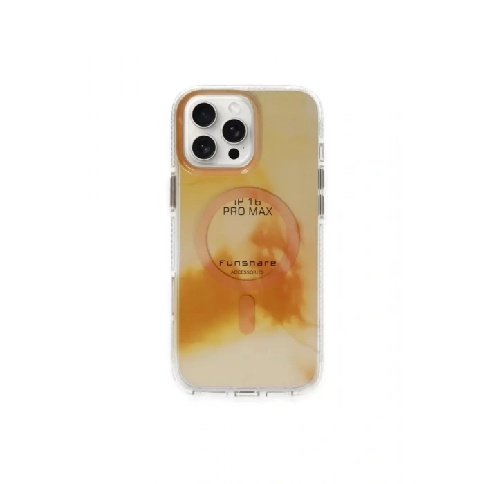 Apple iPhone 16 Pro Max Phantom Magsafe Kapak - Gold