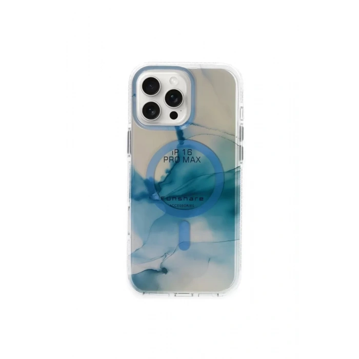Apple iPhone 16 Pro Max Phantom Magsafe Kapak - Mavi