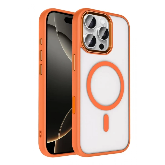 Apple iPhone 16 Pro Max Terea Magsafe Kapak - Turuncu