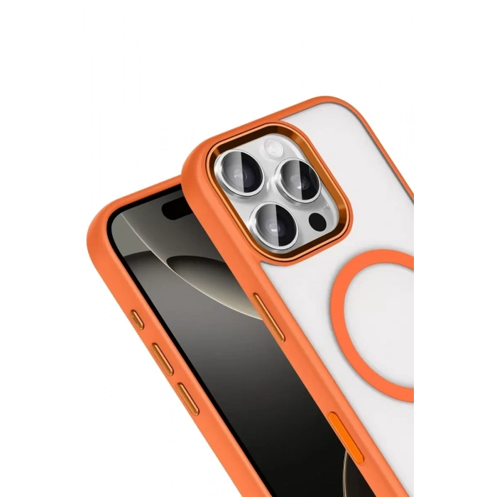 Apple iPhone 16 Pro Max Terea Magsafe Kapak - Turuncu