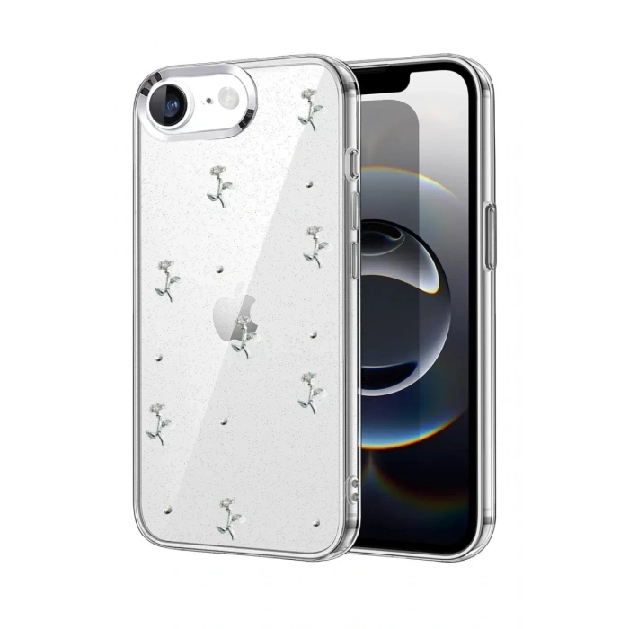 Apple iPhone 16E Fiyonk Desenli Kapak - Desen 4