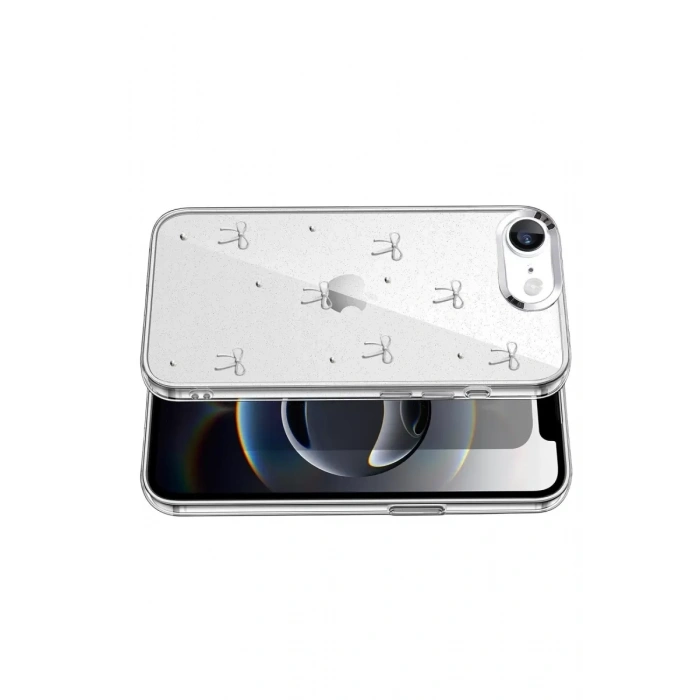 Apple iPhone 16E Fiyonk Desenli Kapak - Desen 5
