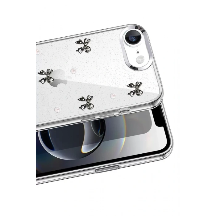 Apple iPhone 16E Fiyonk Desenli Kapak - Desen 8