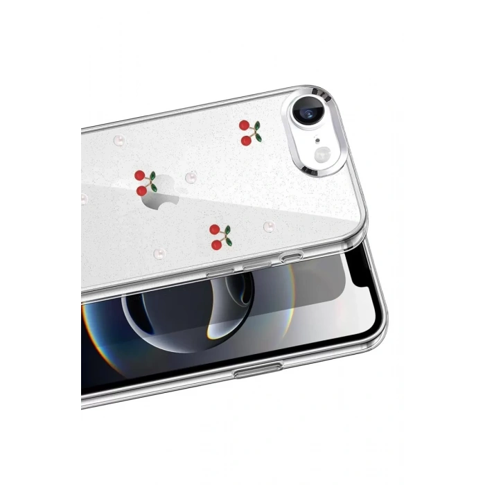 Apple iPhone 16E Fiyonk Desenli Kapak - Desen 9