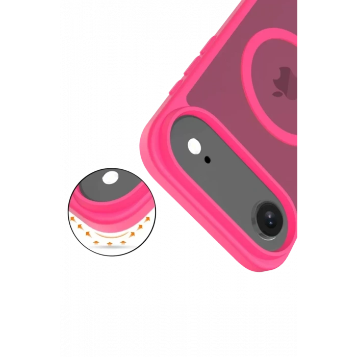 Apple iPhone 17 Air Jota Magsafe Kapak - Rose