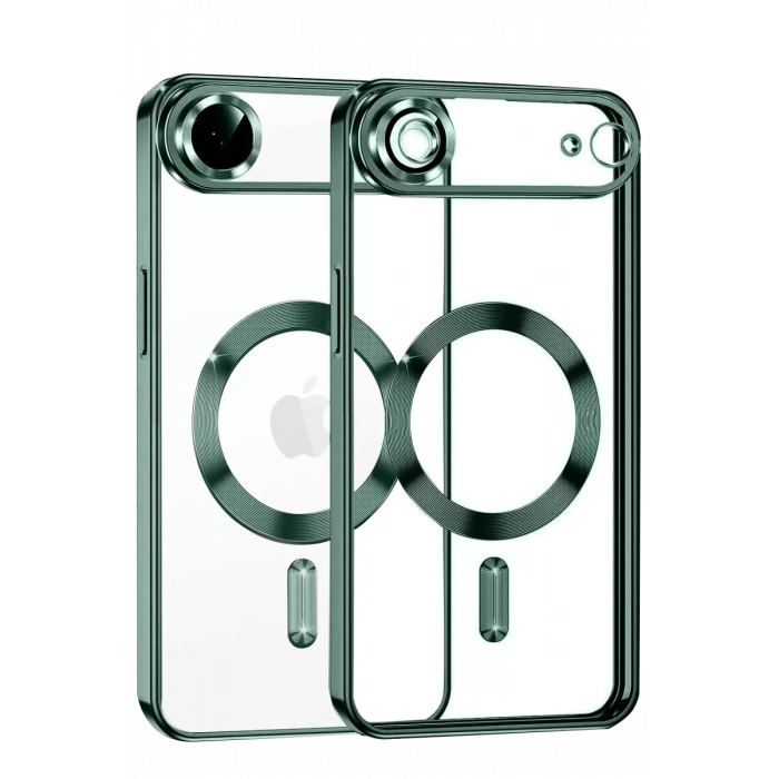 Apple iPhone 17 Air Kross Magneticsafe Kapak - Koyu Yeşil