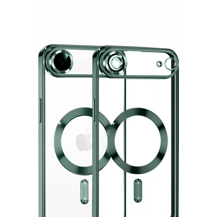 Apple iPhone 17 Air Kross Magneticsafe Kapak - Koyu Yeşil