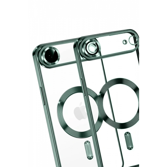 Apple iPhone 17 Air Kross Magneticsafe Kapak - Koyu Yeşil