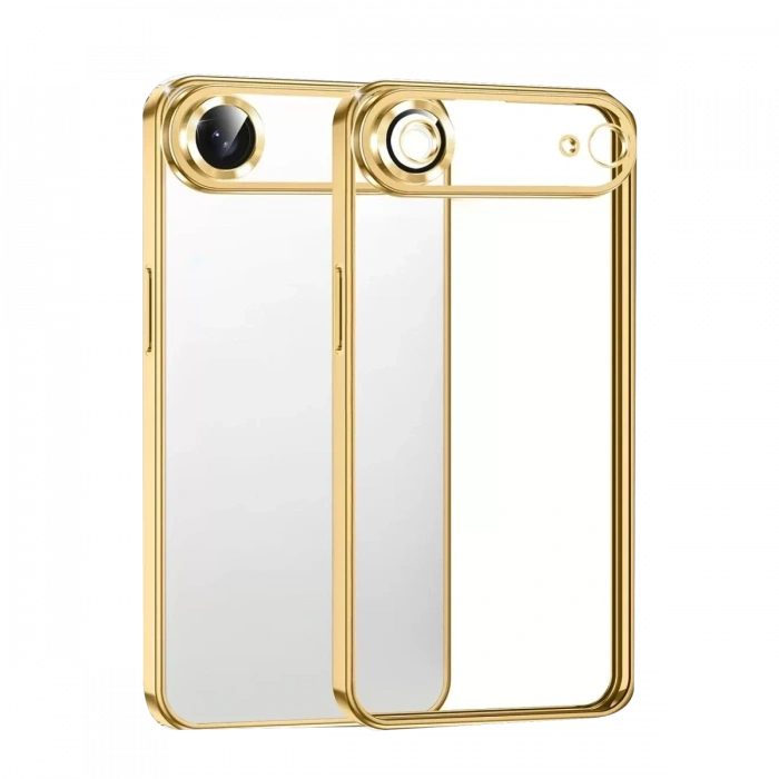 Apple iPhone 17 Air Lensli Silikon - Gold
