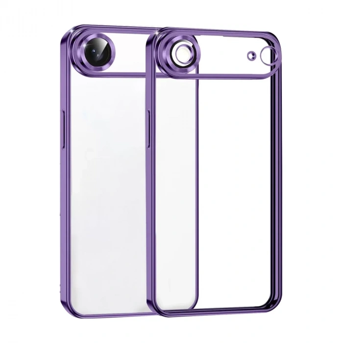Apple iPhone 17 Air Lensli Silikon - Mor