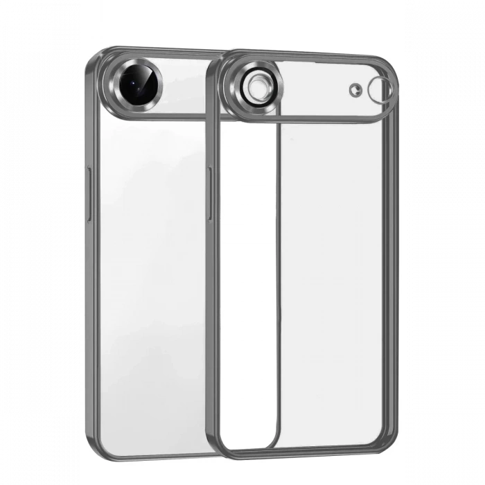 Apple iPhone 17 Air Lensli Silikon - Titan Gri