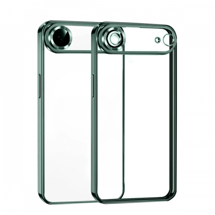 Apple iPhone 17 Air Lensli Silikon - Yeşil