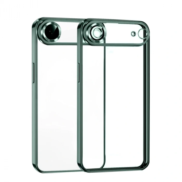 Apple iPhone 17 Air Lensli Silikon - Yeşil