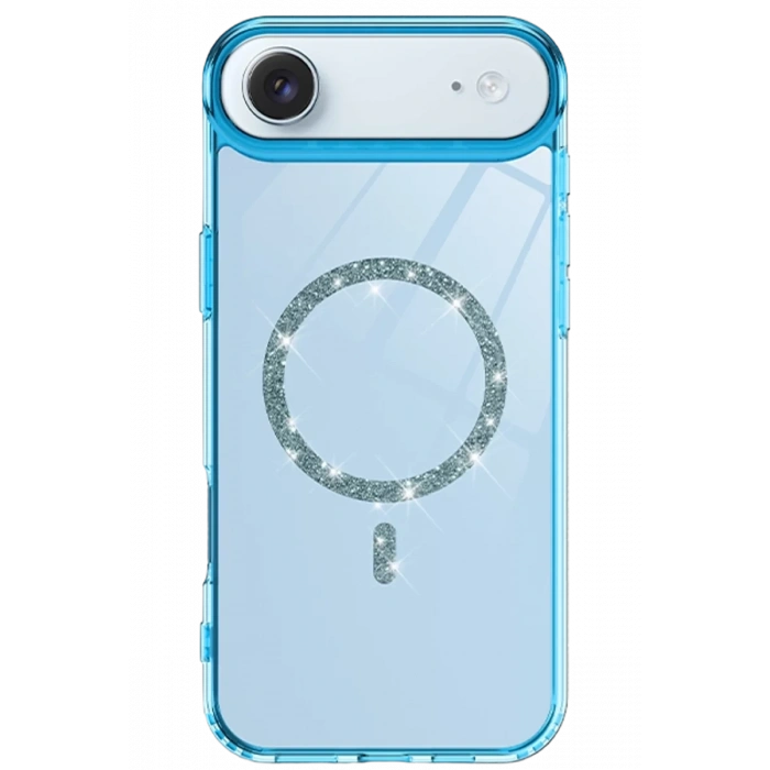 Apple iPhone 17 Air Live Diamond Magsafe Kapak - Mavi