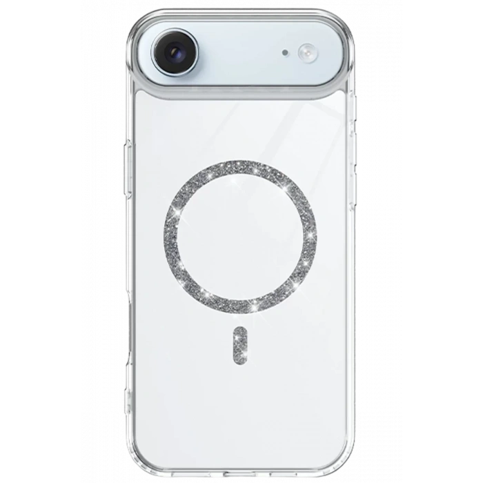 Apple iPhone 17 Air Live Diamond Magsafe Kapak - Şeffaf