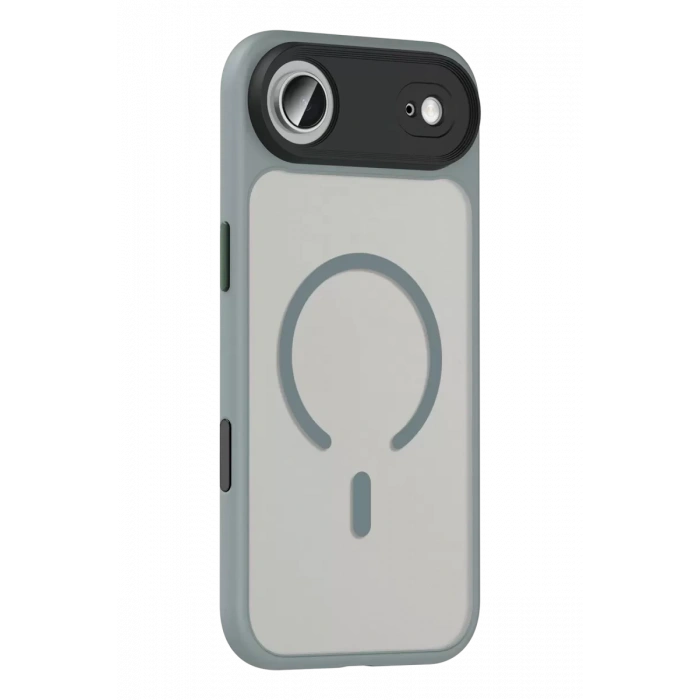 Apple iPhone 17 Air Megane Magsafe Kapak - Titan Gri