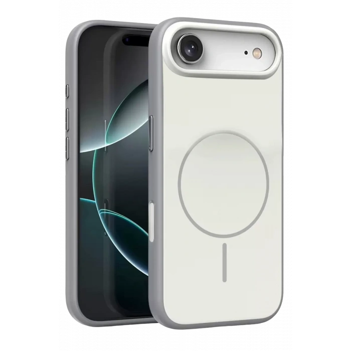 Apple iPhone 17 Air Neva Magsafe Kapak - Gri