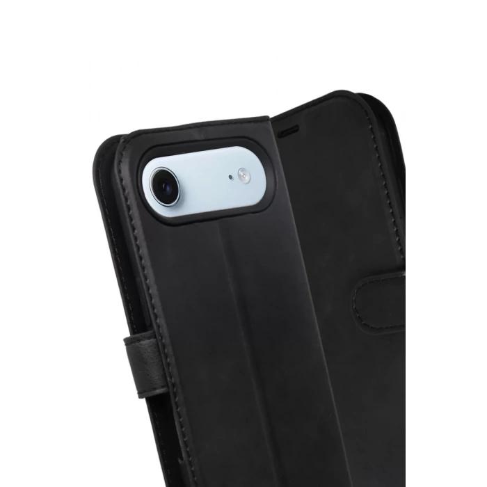 Apple iPhone 17 Air Trend S Plus Kapaklı Kılıf - Siyah