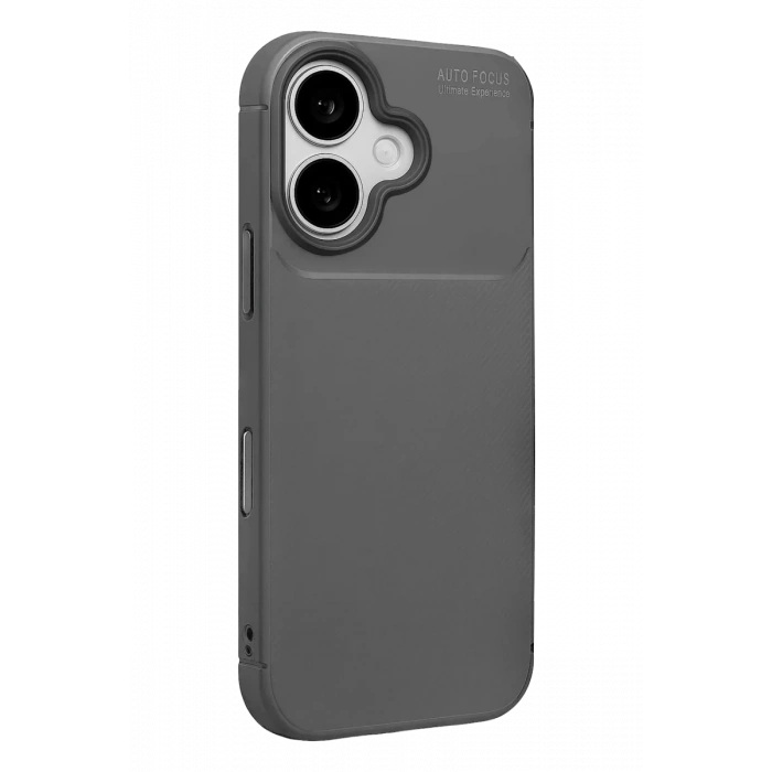 Apple iPhone 17 Auto Focus Karbon Kapak - Gri