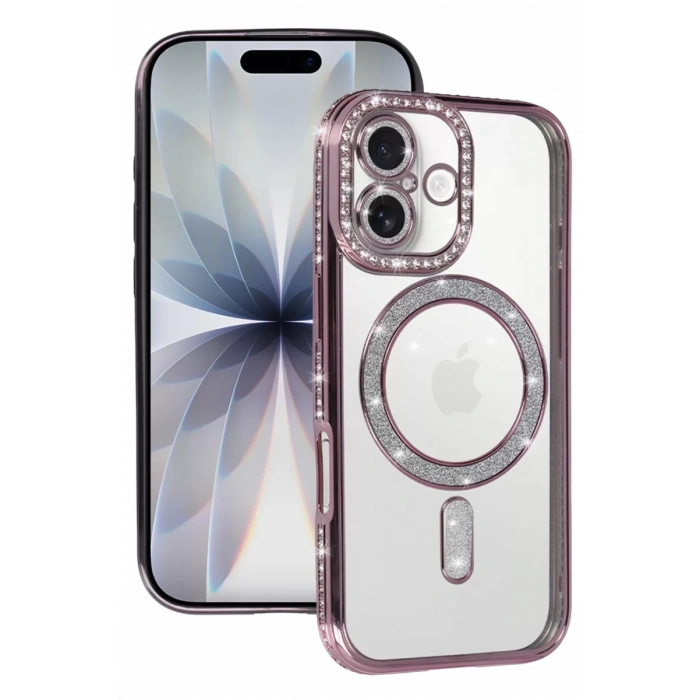 Apple iPhone 17 Joke Simli Magneticsafe Kılıf - Pembe