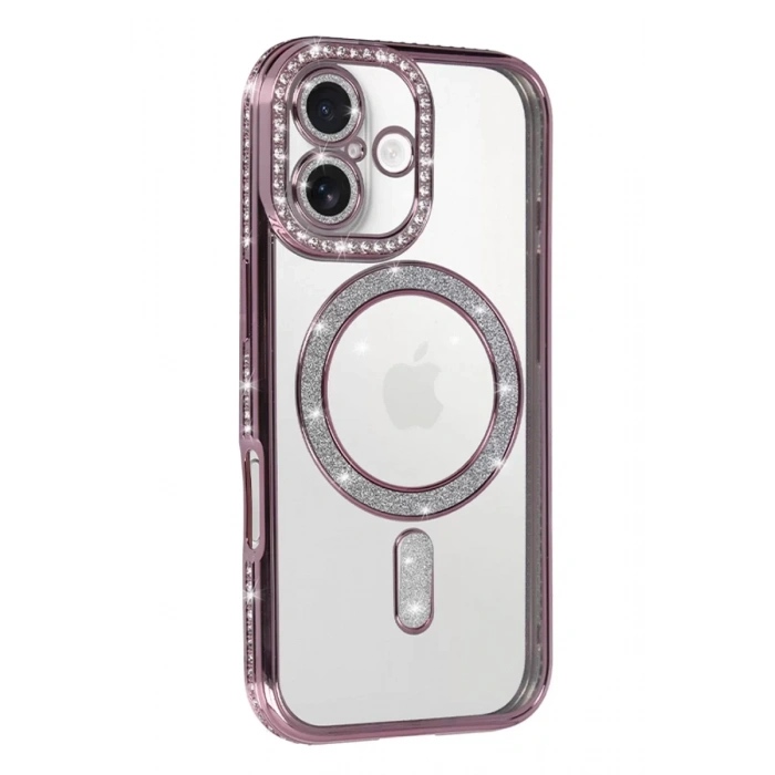 Apple iPhone 17 Joke Simli Magneticsafe Kılıf - Pembe