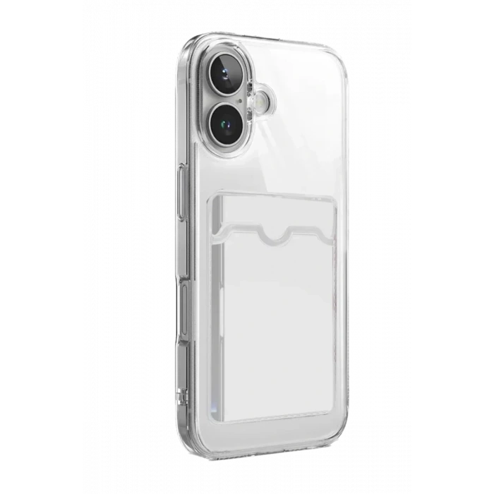 Apple iPhone 17 Kart Şeffaf Silikon - Şeffaf