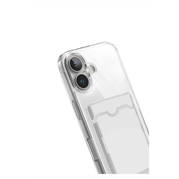 Apple iPhone 17 Kart Şeffaf Silikon - Şeffaf