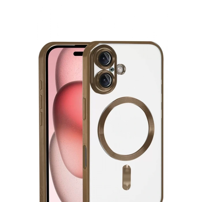 Apple iPhone 17 Kross Magneticsafe Kapak - Çöl Titanyum