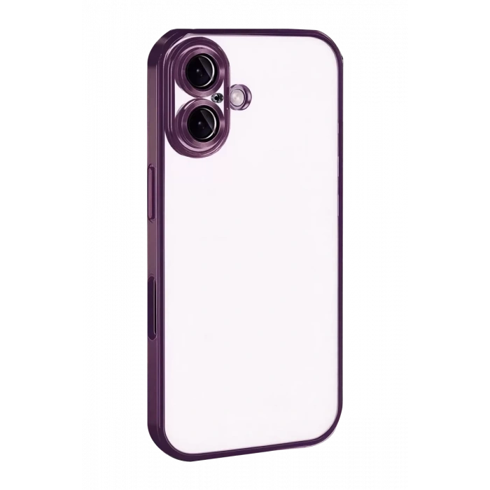 Apple iPhone 17 Lensli Silikon - Açık Mor