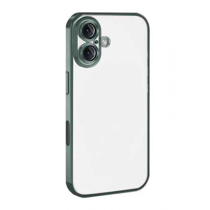 Apple iPhone 17 Lensli Silikon - Yeşil