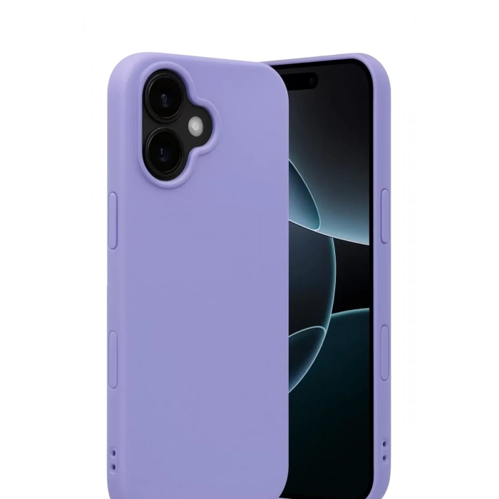 Apple iPhone 17 Nano içi Kadife Silikon - Lila