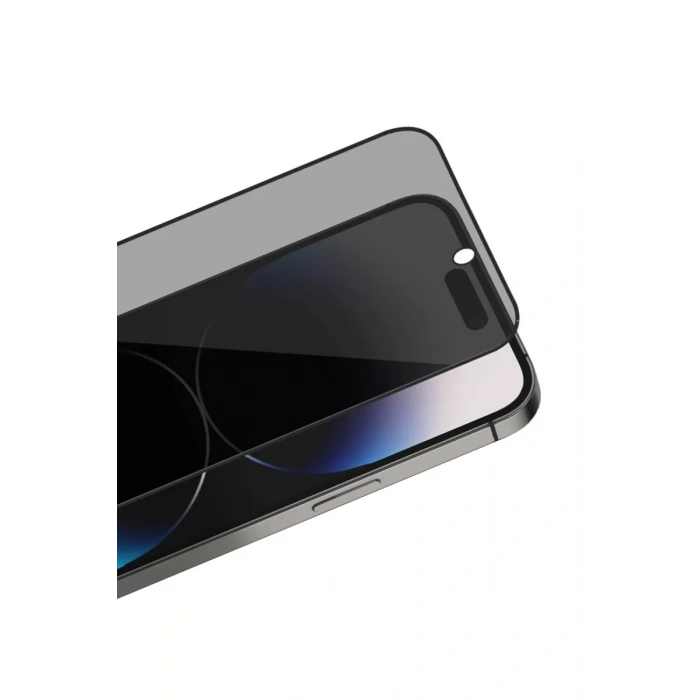 Apple iPhone 17 Pro Bilvis 3X AR Hayalet Cam Ekran Koruyucu - Siyah