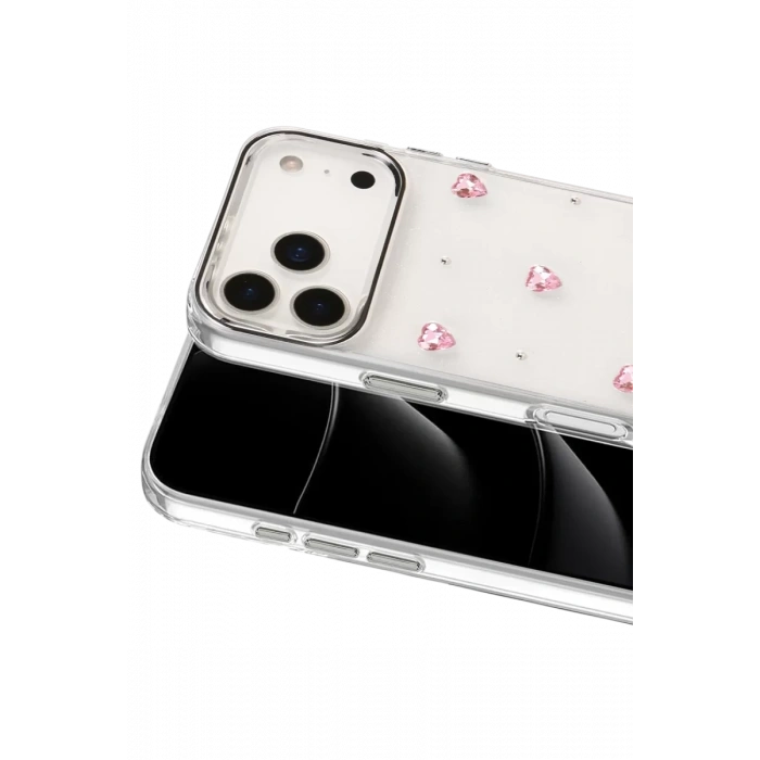 Apple iPhone 17 Pro Fiyonk Desenli Kapak - Desen 3