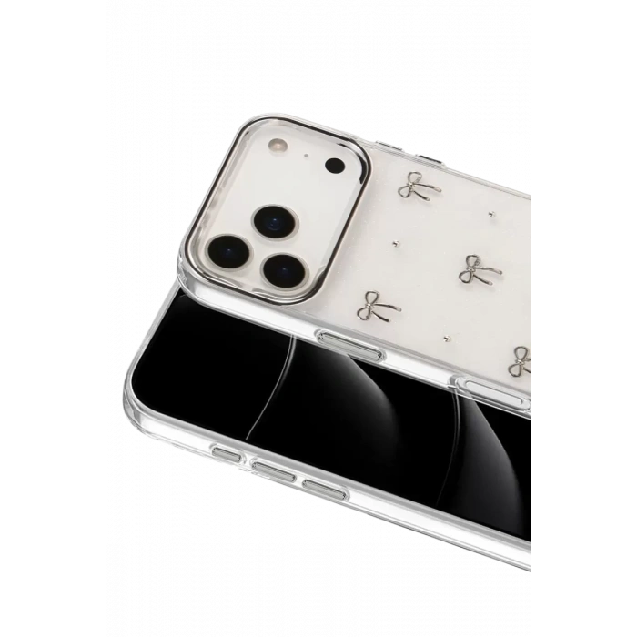 Apple iPhone 17 Pro Fiyonk Desenli Kapak - Desen 5