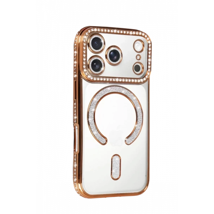 Apple iPhone 17 Pro Joke Simli Magneticsafe Kılıf - Turuncu
