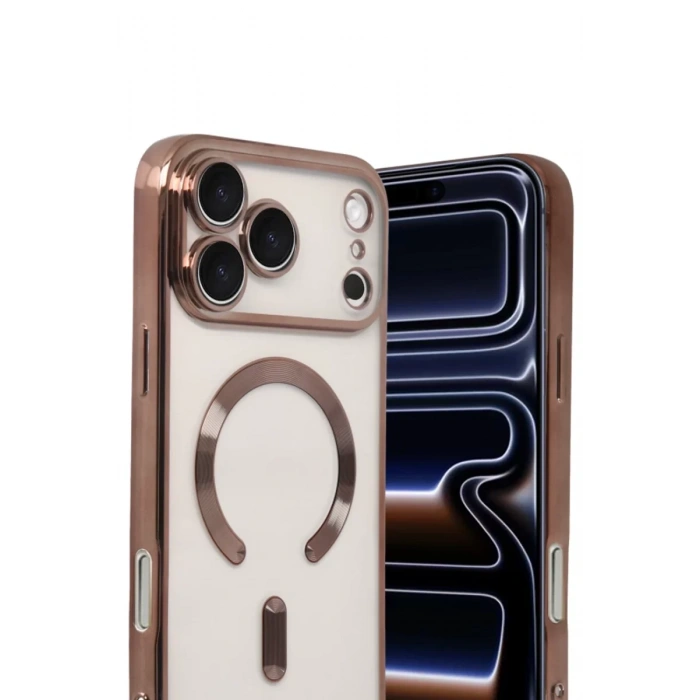 Apple iPhone 17 Pro Kross Magneticsafe Kapak - Çöl Titanyum