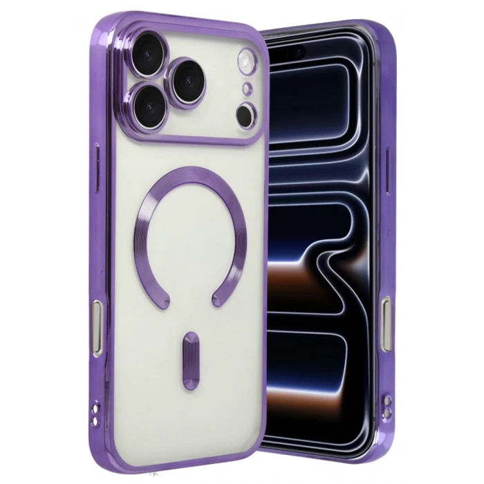 Apple iPhone 17 Pro Kross Magneticsafe Kapak - Mor