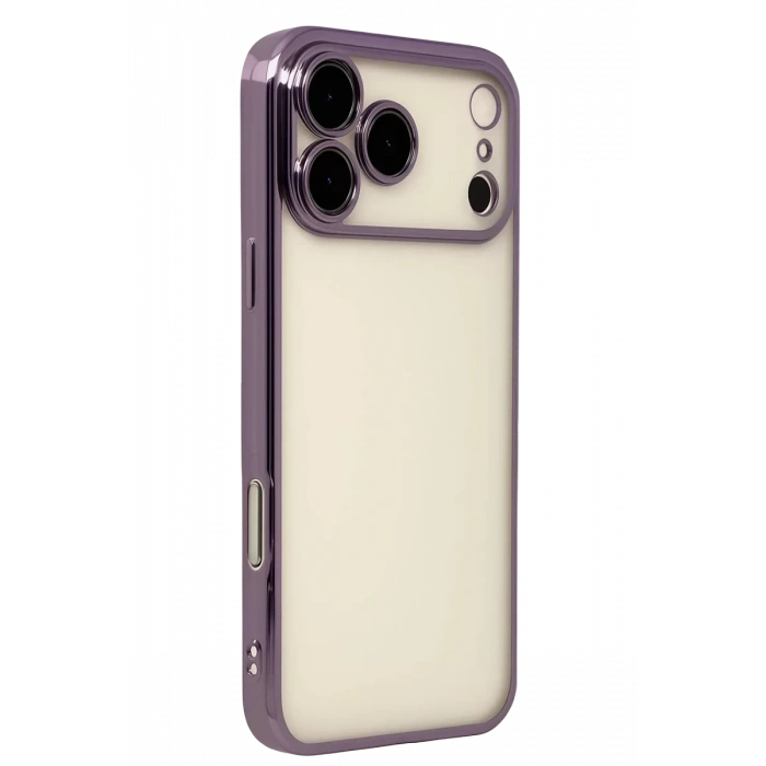 Apple iPhone 17 Pro Lensli Silikon - Mor