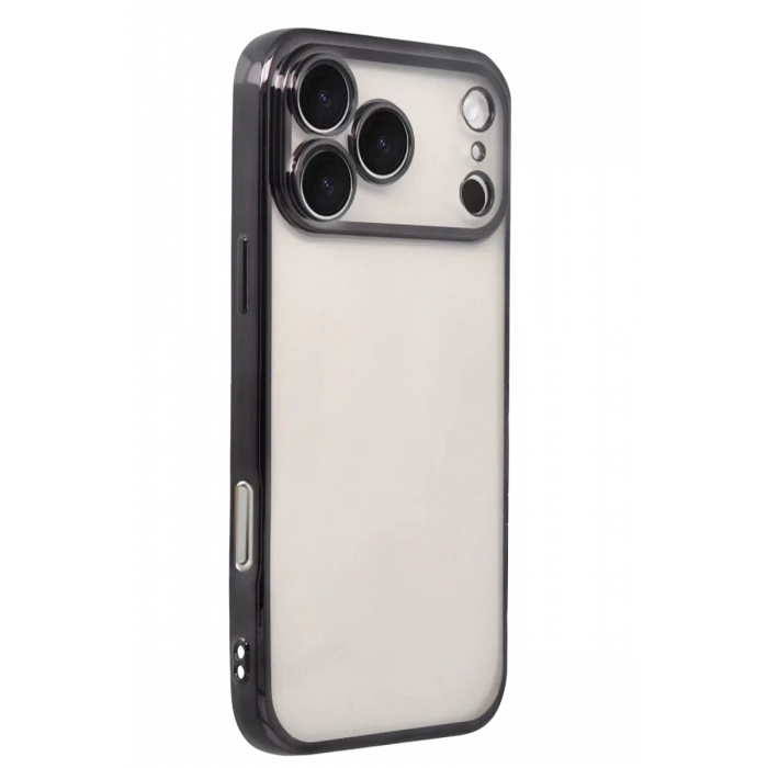 Apple iPhone 17 Pro Lensli Silikon - Siyah